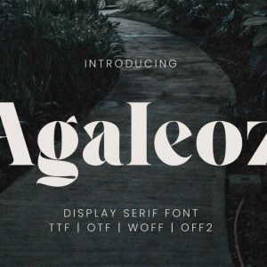 Agaleoz Display Serif Font
