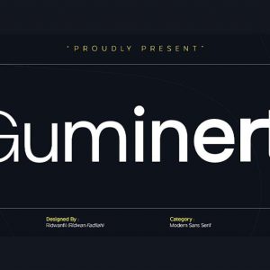 Guminert Sans Serif Font